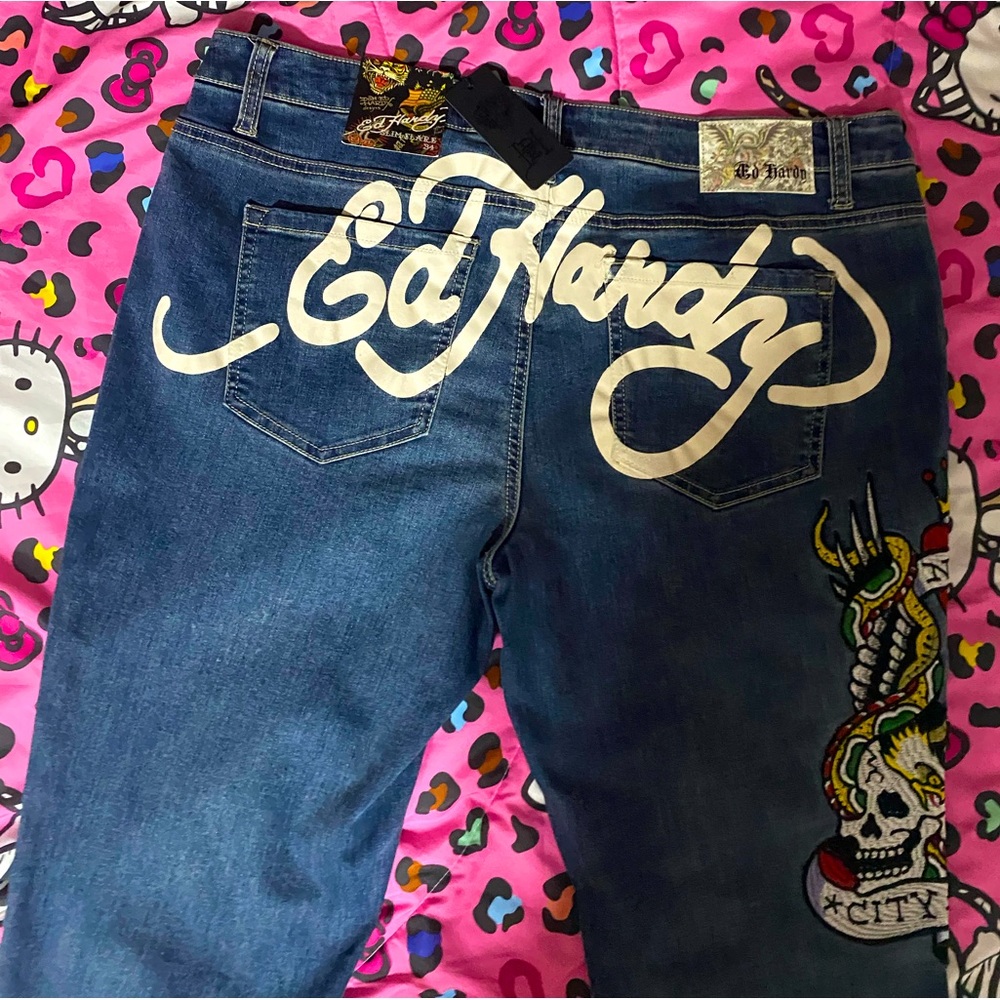 Ed Hardy slim fare jeans